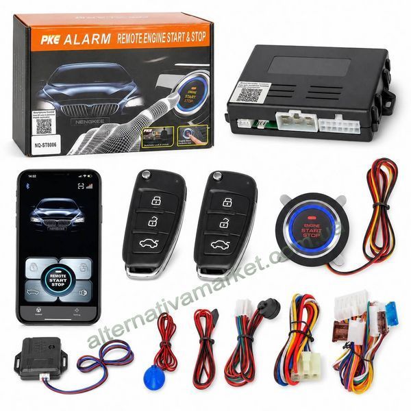 Автосигналізація START SYSTEM 8006 Bluetooth, кнопка старт стоп, запуск двигуна