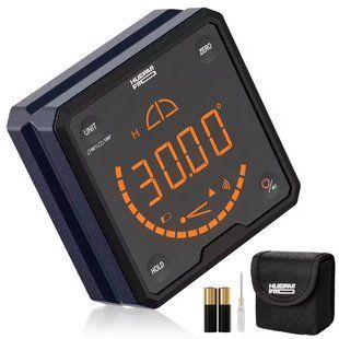 Двухосевой угломер Huepar DL301 (0-180&deg;, точность &plusmn;0,1&deg;)