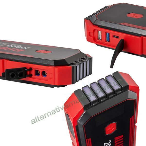Бустер для авто Alligator JS843 800/1600 А 20000 мА&middot;год зі Smart-клемами