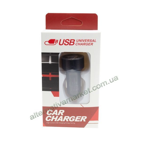 Зарядка в прикурювач AutoExpert 001, 2 USB
