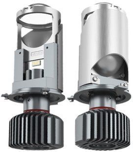 Бі лед лінзи H4 MT Light T40 70W 16000Lm 6000K 9&ndash;28V CANBUS для ближнього та дальнього світла