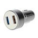 Автомобільна зарядка в прикурювач AutoExpert 004S в прикурювач, 2 USB, QC 3.0, 12/24V фото 3