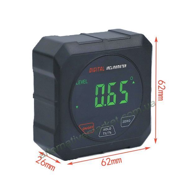 Кутомір електронний магнітний Digital Inclinometer 4&times;90&deg; (цифровий інклінометр)
