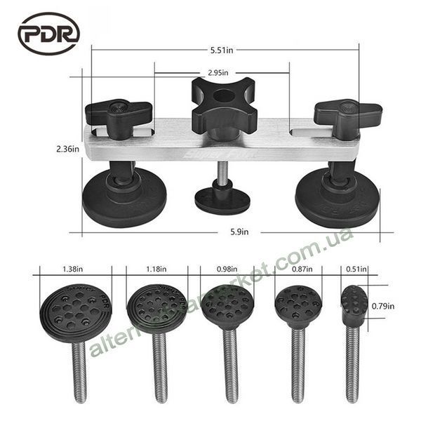 PDR инструменты "Super PDR PROFI-TK0137US" для ремонта и удаления вмятин