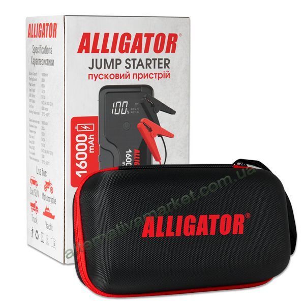Пусковий пристрій для авто Alligator JS841 300/600 А, 16000 мА&middot;год