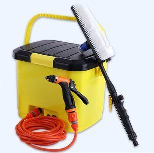 Автомийка портативна CW-104 12V з відром 25L, 9 л/хв, 0,85 МПа, комплект
