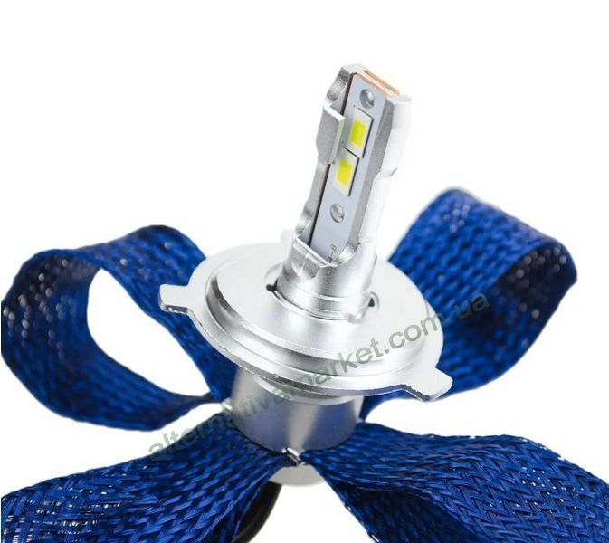 LED лампа H4 "F3-3570" пасивне охолодження (50Вт, 6500К, 9-16v, CSP CHIP 10000LM)
