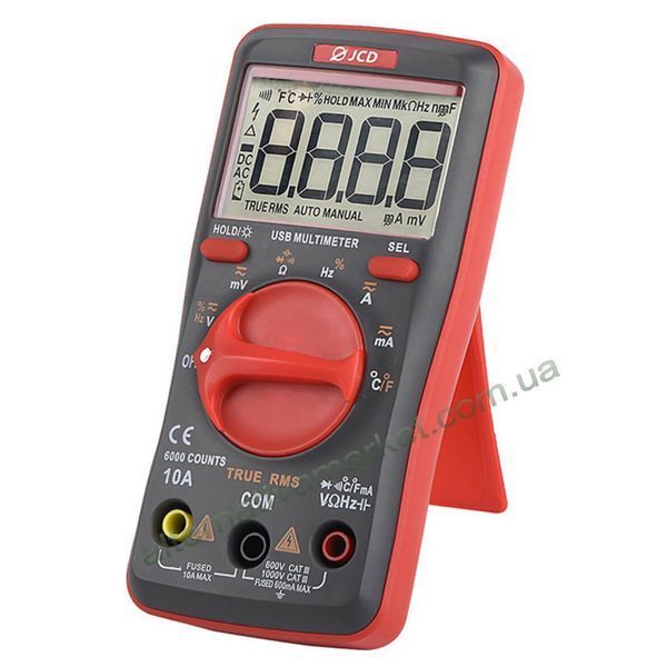 Паяльний набір "JCD908S UM-16" мультиметр, паяльник 80W з регульованою t та LCD (футляр, набір аксесуарів)