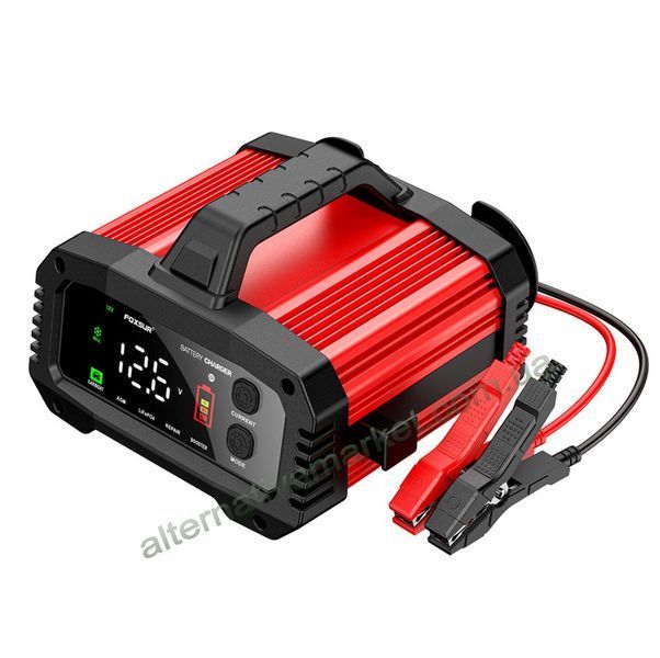 Зарядне для акумулятора Foxsur FPT-250 12V 25A / 24V 15A | AGM, GEL, EFB, LiFePO4 Зарядне для акумулятора Foxsur FPT-250 12V 25A / 24V 15A | AGM, GEL, EFB, LiFePO4