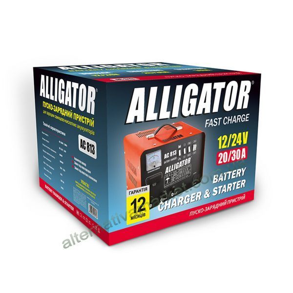 Пуско-зарядний пристрій Alligator AC813 12/24В 140А
