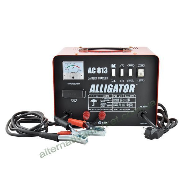 Пуско-зарядний пристрій Alligator AC813 12/24В 140А