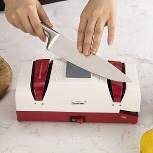 Електроточило для ножів "MomsCook MTKN-001V12R" (заточення ножів, ножиць, викруток, 60Вт + запаска)