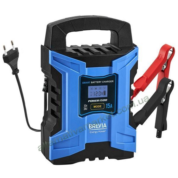 Автоматичний зарядний пристрій Brevia Power 1500 12/24 В 15 А