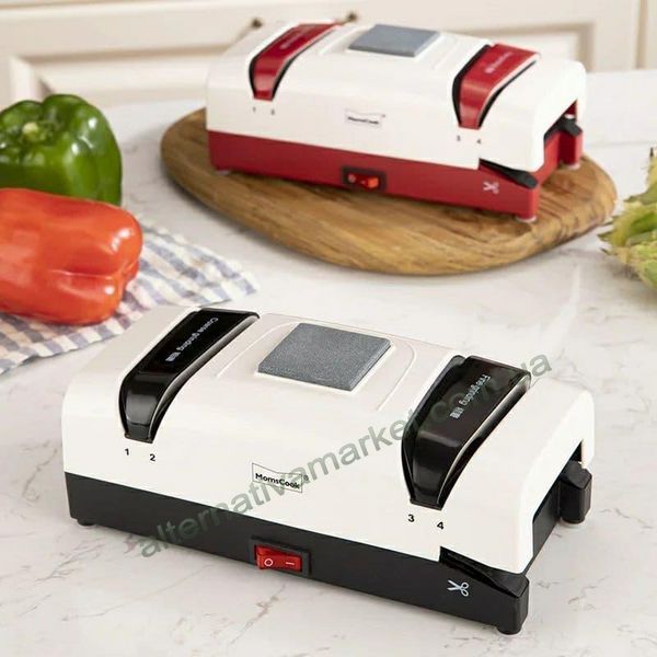 Электроточилка для ножей "MomsCook MTKN-001V12R" (заточка ножей, ножниц, отверток, 60Вт + запаска)