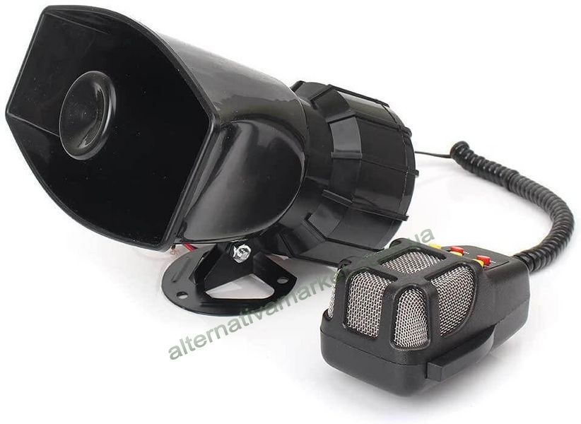 СГУ Police Siren 5100 12V 100W с микрофоном и рупором, 5 сигналов