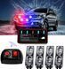 Стробоскоп Federal Police 063-4LED під решітку 12V, червоно-синій, 4 лампи фото 1