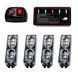 Стробоскоп Federal Police 063-4LED під решітку 12V, червоно-синій, 4 лампи фото 4