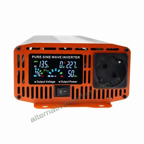 Інвертор 12 220 вольт "Pure sine wave 3000W", перетворювач напруги з 12 на 220 (Чиста синусоїда, 3000/1500Вт)