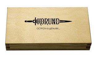 Дерев'яна коробка КОРУНД для точильних брусків