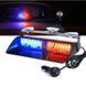 Стробоскоп на лобове скло WINDOW STROBE 16LED червоно-синій 12V, 16 режимів, 48 Вт фото 1