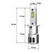 LED лампы H3 AutoLight R2 (9-16V, 80Вт, 10000Лм, 6000К) фото 6