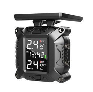 Система контролю тиску в шинах TPMS Moto XM7 для мотоцикла, 2 датчики, контроль температури, сонячна батарея