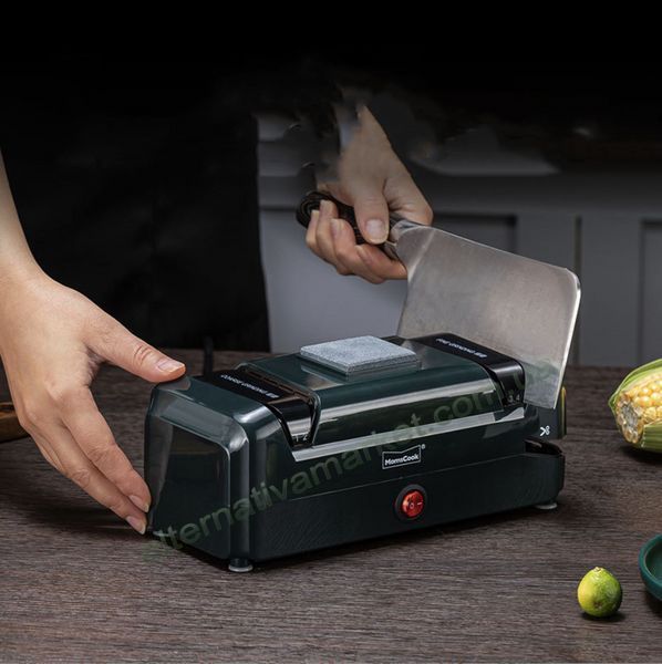 Электроточилка для ножей "MomsCook GT-U08G" (заточка ножей, ножниц, отверток, 60Вт + запаска)