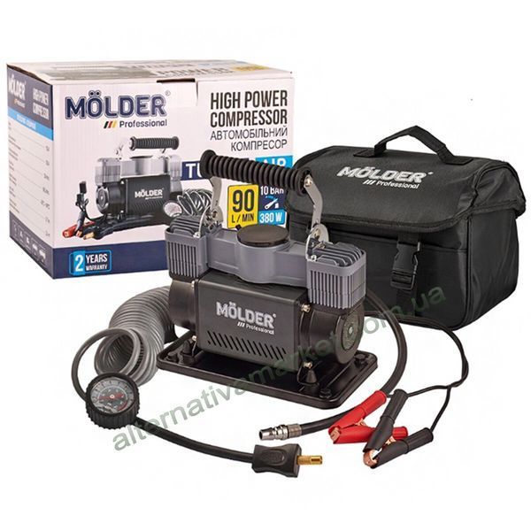 Автомобильный компрессор Molder Turbo Air MA25300 двухпоршневой 90 л/мин