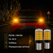Лампочки для поворотов P21W | BA15S 144LED YEL 30W с обманкой (12V-24V) фото 9