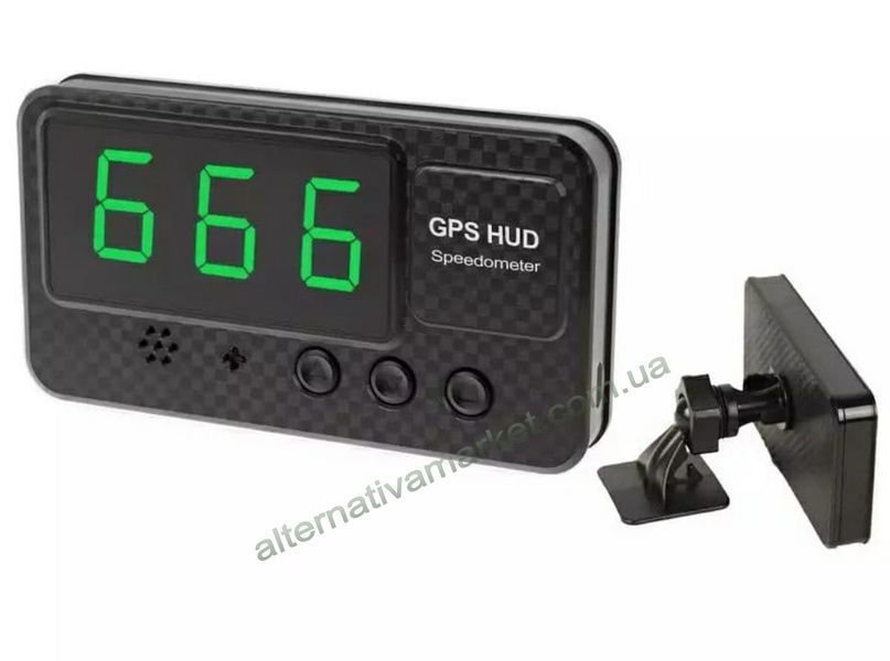GPS спідометр та одометр для авто HUD C60 S, дисплей 2.8", універсальний 12&ndash;24V