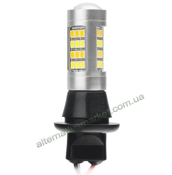 Дневные ходовые огни в поворотники 2в1 42 LED (BAU15S / PY21W, CANBUS)