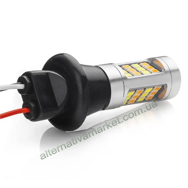 Дневные ходовые огни в поворотники 2в1 42 LED (BAU15S / PY21W, CANBUS)