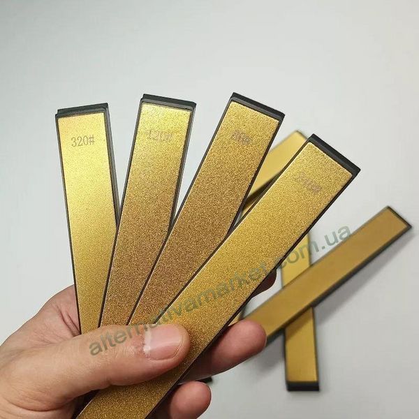 Точильный камень "DIAMOND GOLD #400" с Алмазным напылением для механических точилок (160мм х 20мм)