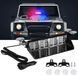 Стробоскоп Flashing KING-S32 на лобове скло 12/24V, червоно-синій, 32 LED фото 1