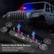 Стробоскоп Flashing KING-S32 на лобове скло 12/24V, червоно-синій, 32 LED фото 8