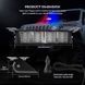 Стробоскоп Flashing KING-S32 на лобове скло 12/24V, червоно-синій, 32 LED фото 7