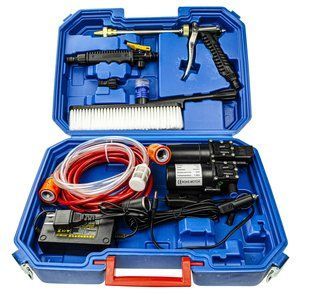 Мийка високого тиску CW-123 12V / 220V портативна 10 л/хв, 1,0 МПа в кейсі