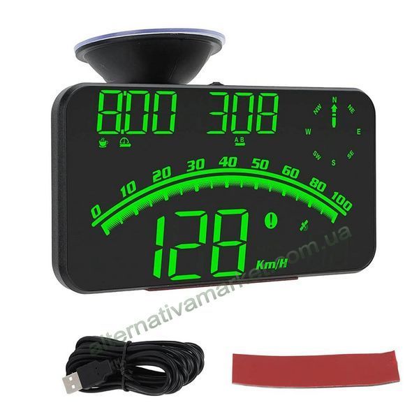 GPS спидометр и одометр для авто HUD G10, дисплей 4", компас, часы