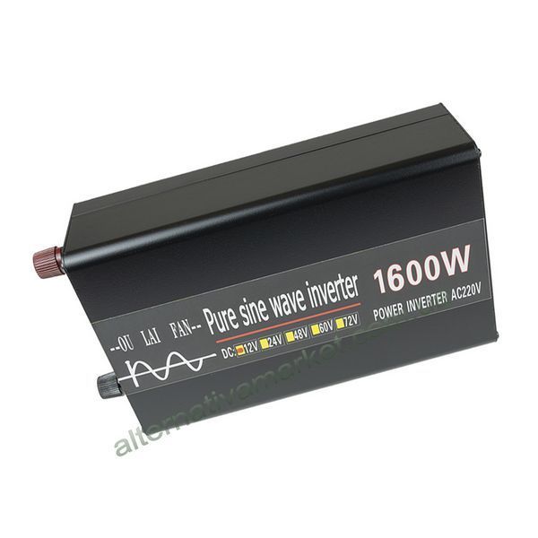 Инвертор 12 220 V, преобразователь 12 220 V 1600/800w чистая синусоида