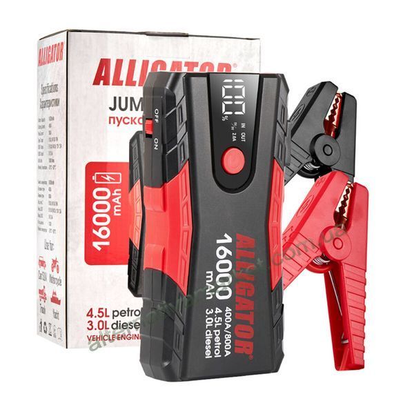 Бустер для авто Alligator JS840 400/800 А 16000 мА&middot;год